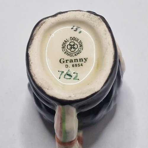 Vintage Royal Doulton Mini Toby Jug - Granny - (#886w) - Picture 8 of 8