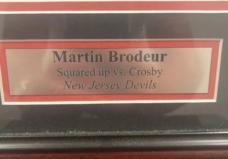 Autographed Martin Brodeur “Squared Up With Crosby” - Image 4 of 4