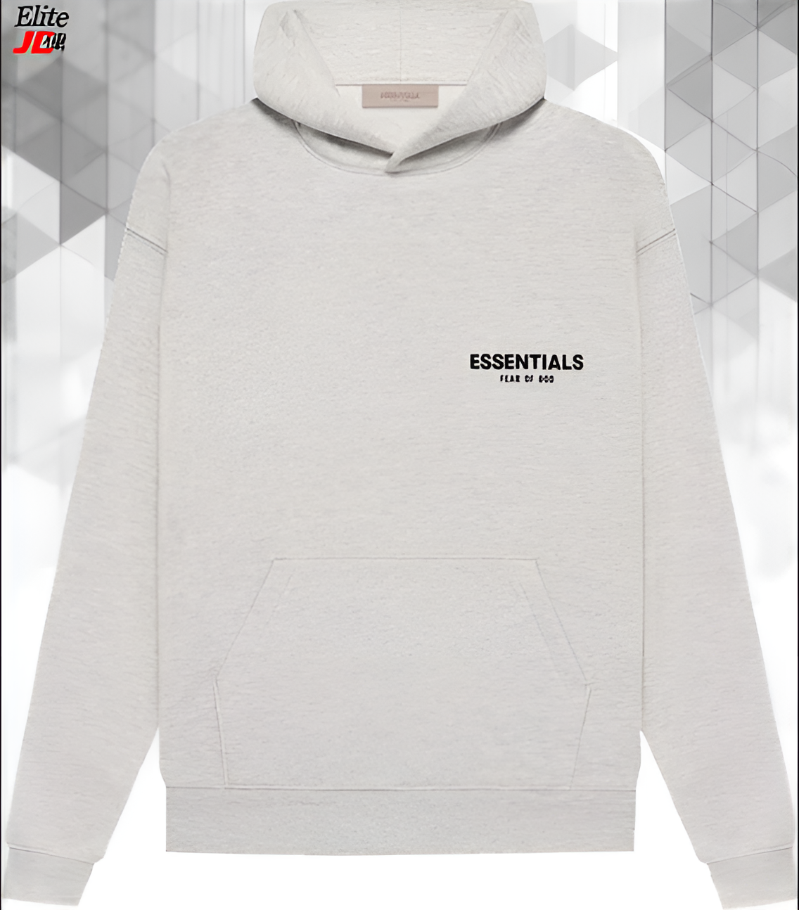 Fear of God Essentials Light Gray Hoodie Mens Medium Authentic Streetwear  