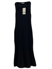 ZARA Womens Sleeveless Mermaid Black Dress Size Small