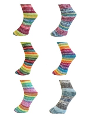 FERNER - MALLY SOCKS WOLLE - 150g- LL450m - 4-fädig (10,33/100g)
