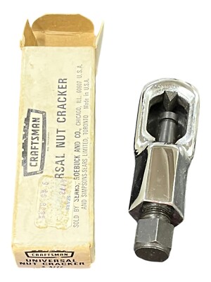 Vintage NOS Craftsman Universal Nut Cracker Splitter 4772 Made in USA
