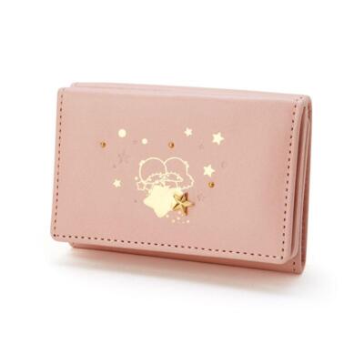 Little Twin Stars Kiki Lala Leather Trifold Wallet Sanrio Japan