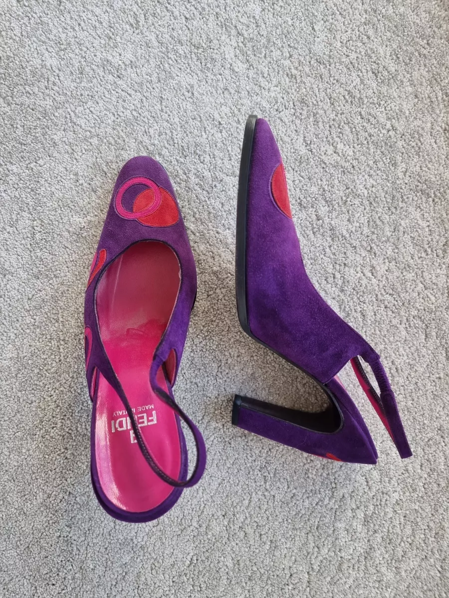 Fendi hotsell red heels