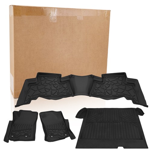 Floor Mats Liner + Cargo Liner for 2013-2024 Toyota 4Runner All Weather Full Set - Bild 17 von 18