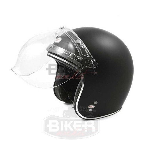 Visiera casco bolla bubble trasparente moto custom vintage cafe racer  apribile | eBay