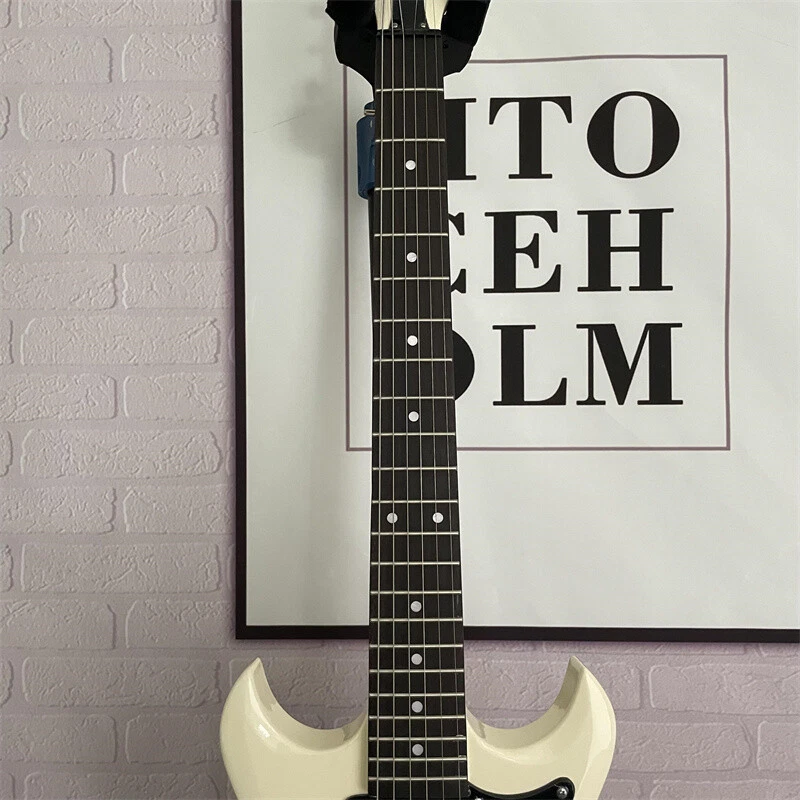 Melody Maker 6 String Electric Guitar Olympic White Chrome Hardware Solid Body - Image 2 of 4