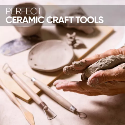 Clay Pottery Tool Sculpting Kit Carving Polymer Modeling Ceramic Art Tools Set - Picture 13 of 17