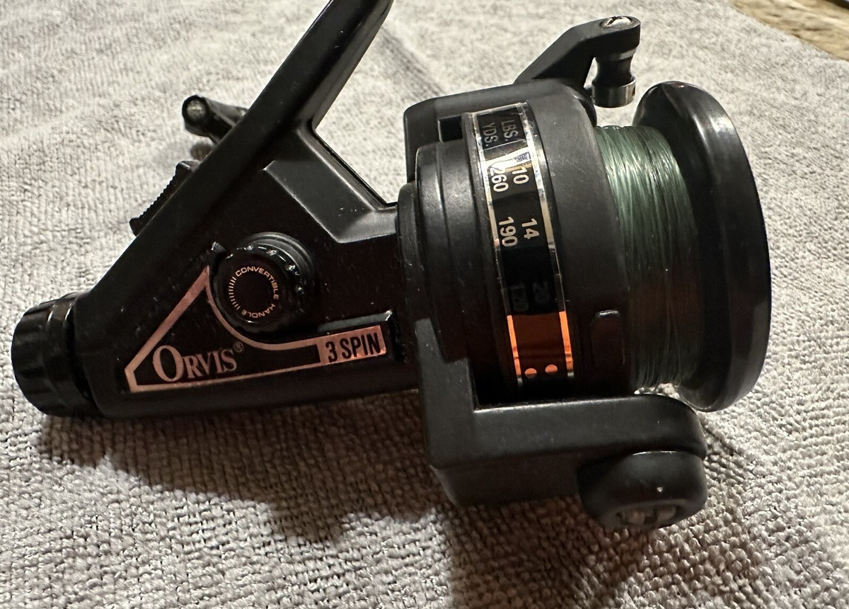 Vintage ORVIS 3 SPIN Spinning Reel with an Extra Spool Great