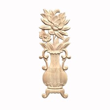 Holz Geschnitzt Inlay Wandleuchte Möbel Tür Wand Deko Aufkleber Handwerk Heim