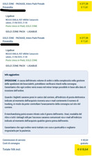 BIGLIETTO CONCERTO LIGABUE CAMPOVOLO GOLD ZONE PACKAGE 21/06/2025 ORE 21:00