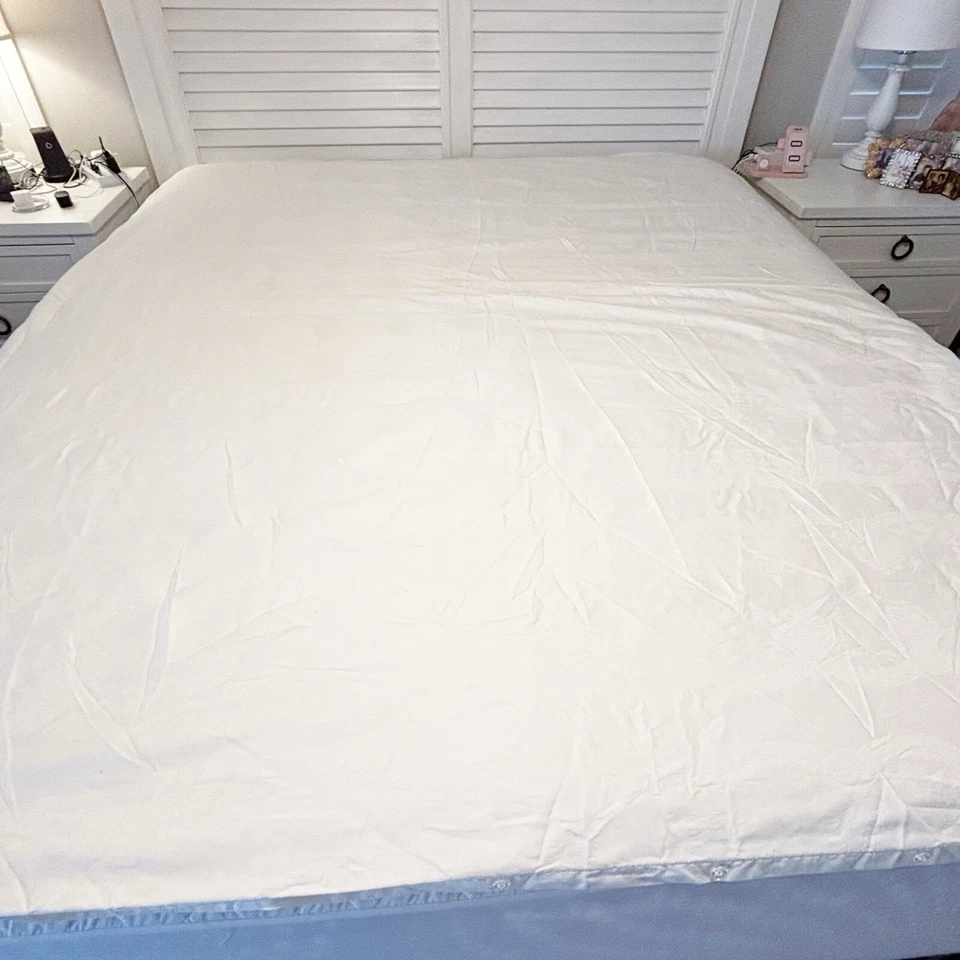 KITAN Ivory With Beige Piping MADISON Duvet Cover Cotton Sateen Israel Twin - Image 3 of 4