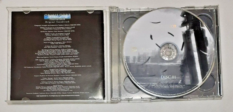 Crisis Core Final Fantasy VII 7 Original Soundtrack OST CD SQUARE ENIX Japan - Image 3 of 4