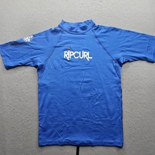 Rip Curl Boys XL Blue Rash Guard Shirt