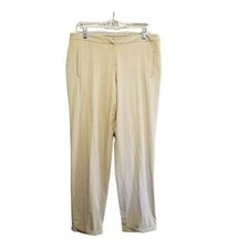 Simply Vera Wang Womens Size 10 Tan  Solid Dress Pants