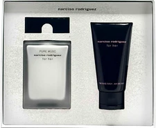 NARCISO RODRIGUEZ PURE MUSC FOR HER 2 PCS GIFT SET EDP 1.6 Oz, BODY LOTION NEW!