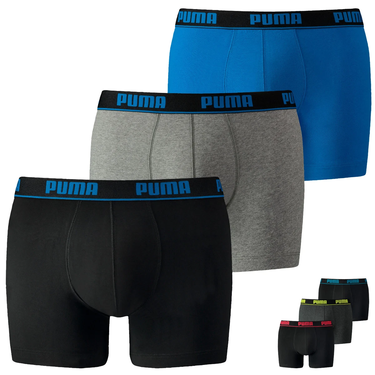 Men's PUMA Cotton Stretchy Underpants 2 Pack Multipack Underwear