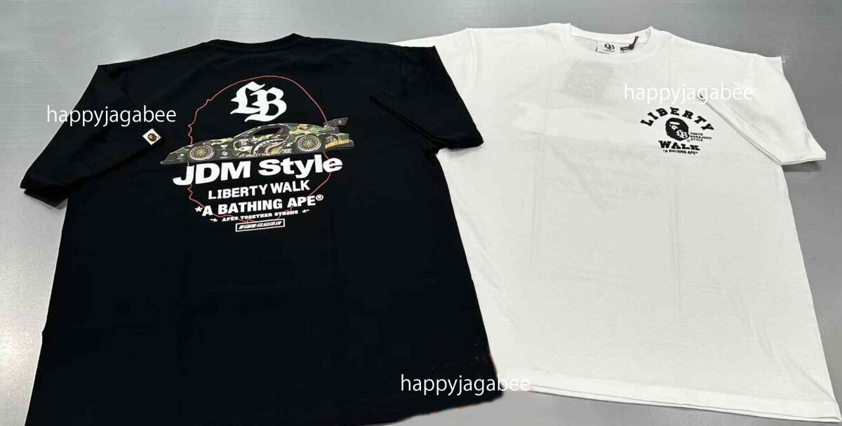 A BATHING APE Men's LIBERTY WALK LBWK FD ABC CAMO TEE A BATHING APE Men's LIBERTY WALK LBWK FD ABC CAMO TEE