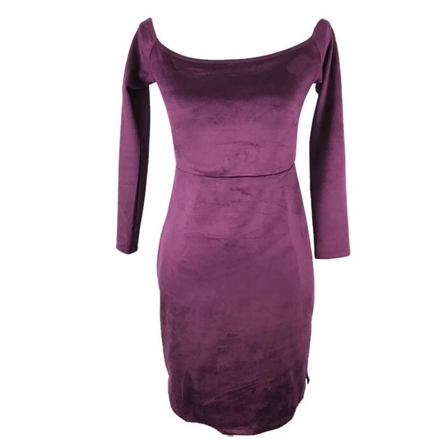 mauve purple dress