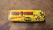 Vintage ROMAC CURE-C-CURE  Bicycle Tire Puncture Repair Kit And Contents England