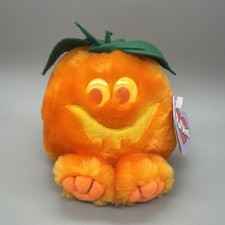 SWIBCO Vintage Puffkins 6696 Limited Edition Jack Pumpkin Soft Beanie Plush Tag