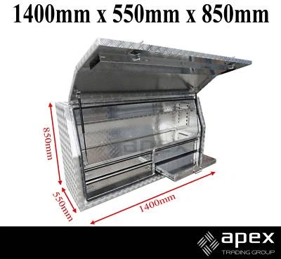 New Aluminium Ute Truck Canopy Toolbox Tool Box Drawers 1458a