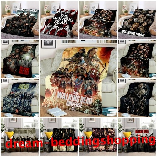 The Walking Dead Fleece Blanket Throw Rug Bed Sofa Warm Soft Blanket Bedspread eBay