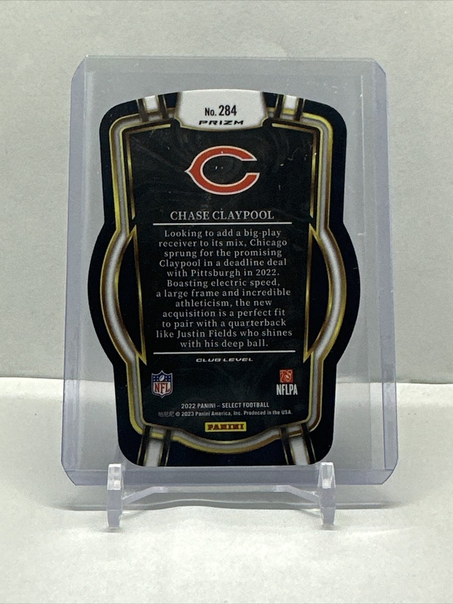 2022 Panini Select Chase Claypool Zebra Case Hit Club Level Die