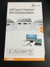 J5Create JCDP385 USB Type-C Powered Mini Docking Station 2724