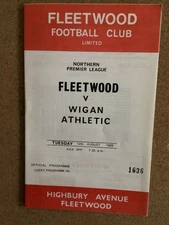 Fleetwood v Wigan Athletic (NPL) 12/8/1969
