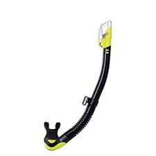 TUSA Hyperdry Elite II Snorkel Black Flash Yellow Low Profile Dry Top
