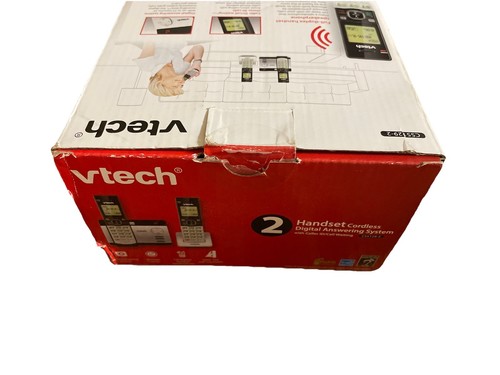 Bezprzewodowy telefon domowy Vtech z cyfrową sekretarką Mod: CS5129-2 i zestaw 2 - Zdjęcie 5 z 6