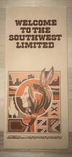 Vintage 1970’s Amtrak Southwest Limited Travel Brochure