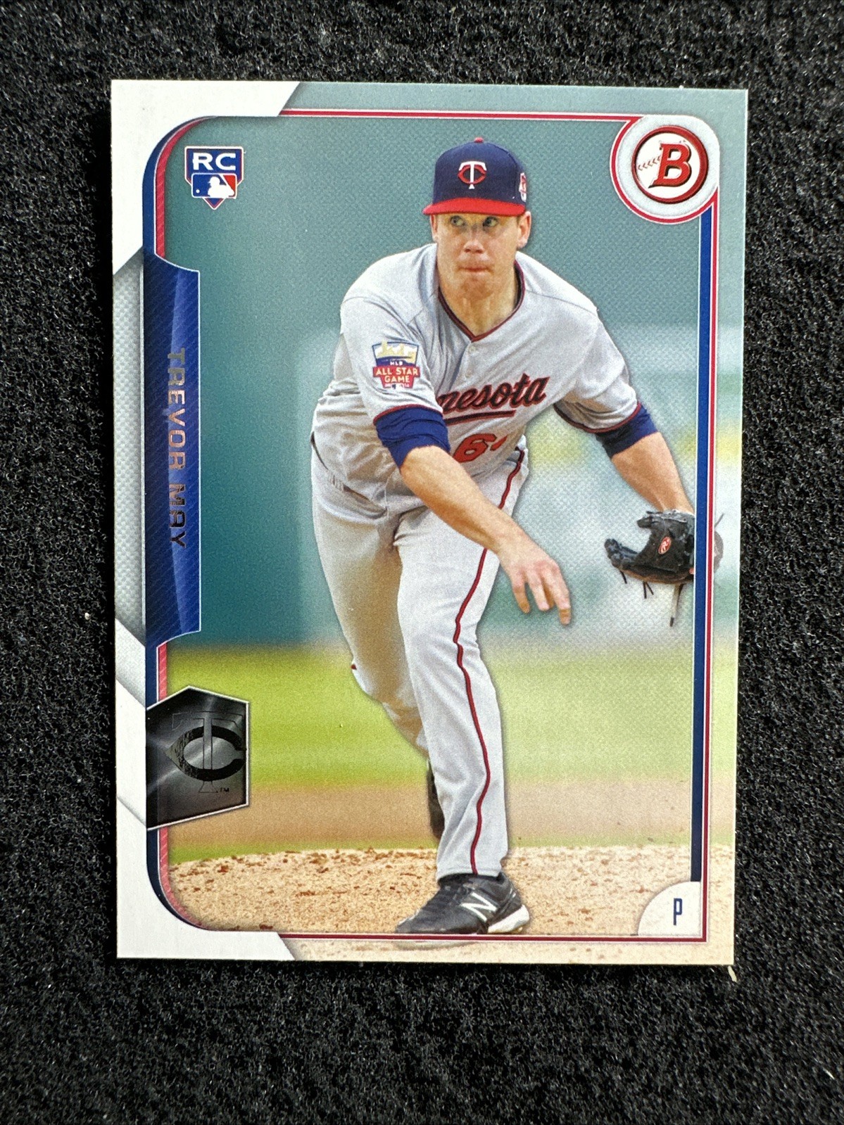 TREVOR MAY #140 2015 Bowman Baseball Rookie Card QTY Minnesota Twins