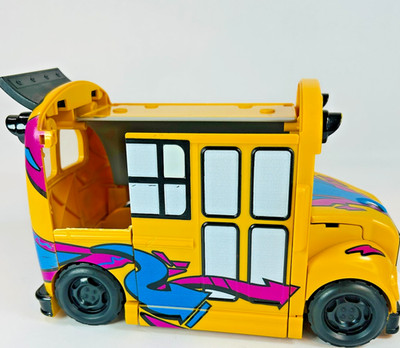 Tech Deck Sk8 Crew 2-in-1 Transforming Ultra Sk8 Bus Playset Ramps & Storage