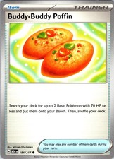 Buddy-Buddy Poffin 184/217 Common Ascended Heroes Pokemon Near Mint