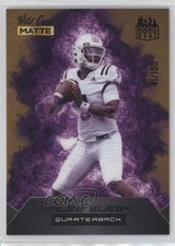 2022 Wild Card MATTE Rookie Heat Gold - Purple Flames 41/100 Kaleb Eleby 0q3. rookie card picture