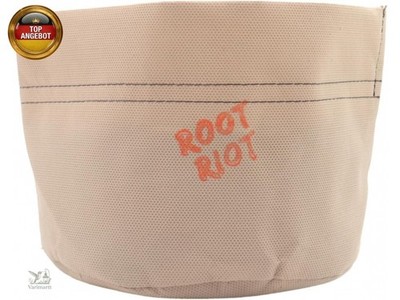 Root RIOT: Pot - Living Soil Stofftopf aus 100% Polypropylen für den Anbau von