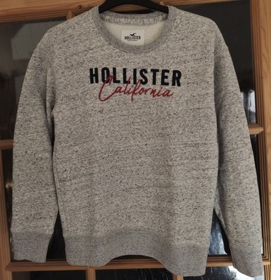 Hollister Sweatshirt, Gr. M (XS), grau-meliert, Neu ohne Etikett, Original