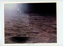 Original NASA PUBLICITY Photo APPOLLO 14 LUNAR MODULE ON THE MOON MSCL-66