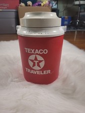 RUBBERMAID RED Vtg TexacoTraveler 1/2gallon Jug Made In USA
