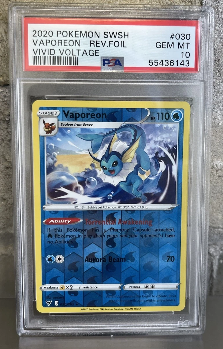Vaporeon 030/185 Swsh04: Vivid Voltage for sale | eBay