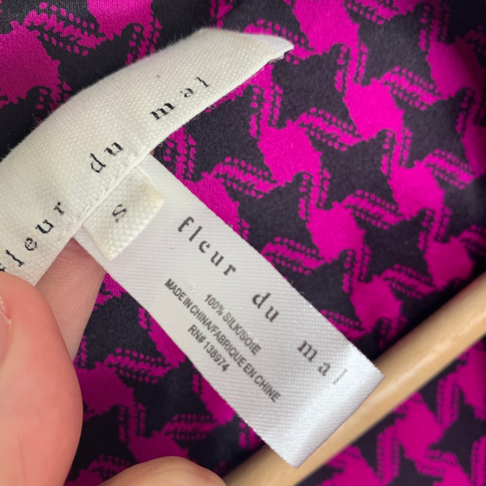 Fleur Du Mal Houndstooth Patterned Button Down To… - image 14