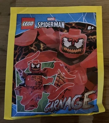 POLYBAG MINIFIGURE FIGURINE FOIL LEGO MARVEL SPIDER-MAN CARNAGE 242216 SPIDERMAN - Photo 1/4