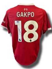 CODY GAKPO SIGNED LIVERPOOL FC 2025/26 HOME SHIRT (ACG CERT AG16588)