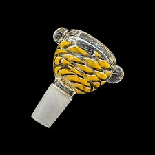 Glass Smoking Tobacco Waterpipe Slide Bowl 14mm Male