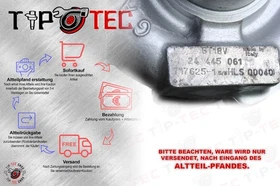 Turbolader 24445061 717625-1 Opel Astra G Opel Zafira A 2.2DTI 92kW 717625-5001