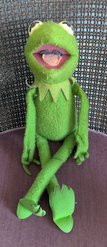 VINTAGE 1976 FISHER PRICE KERMIT THE FROG JIM HENSON #850