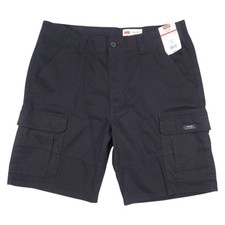 Wrangler Cargo Shorts Relaxed Fit Black Men's 36 Epic Soft 9" Inseam Casual NEW