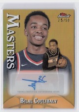 2024-25 Topps Finest Masters Auto Bilal Coulibaly #MA-BC Gold Refractor /50